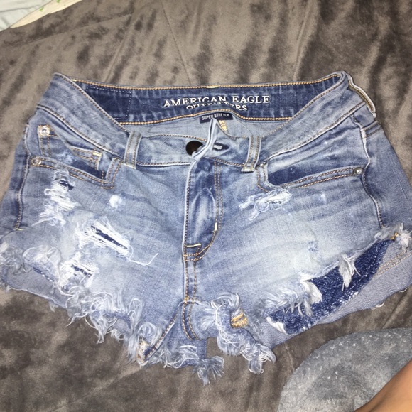 American eagle jean shorts