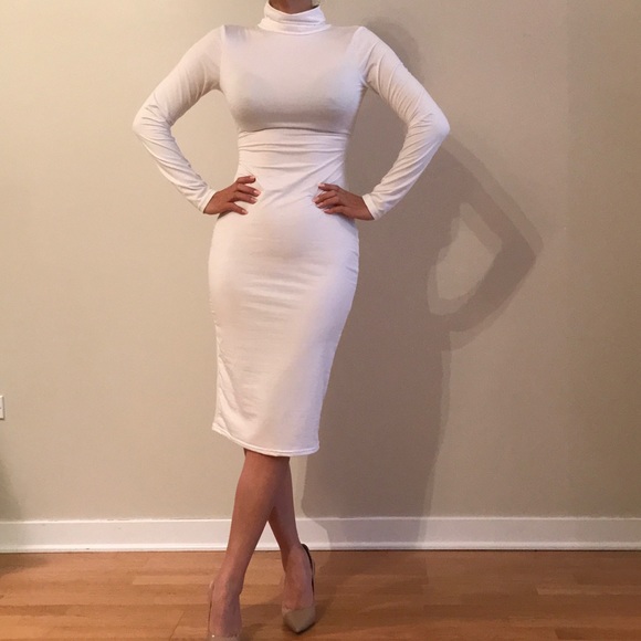 SUPER SOFT slim dress over the knee M - Picture 4 of 4