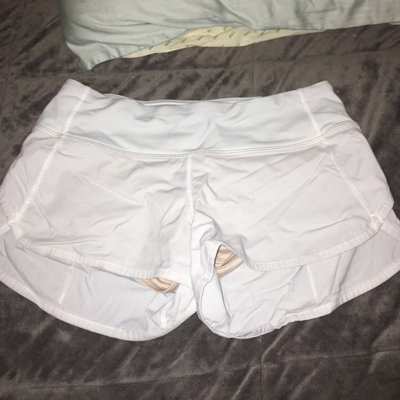 Lululemon white shorts