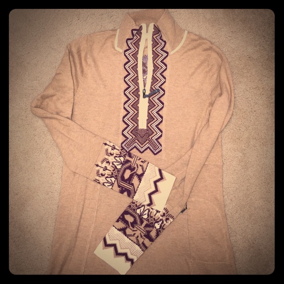 Athleta tribal sweater dress