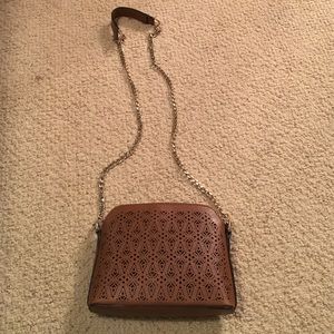 Brown cross body
