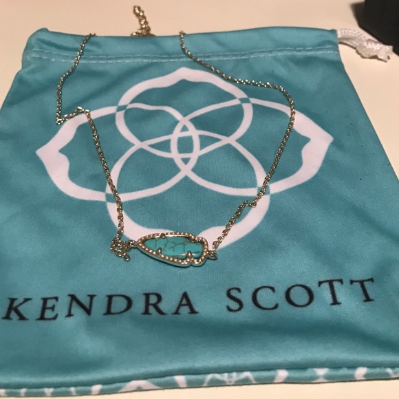 Blue Stone Kendra Scott Necklace