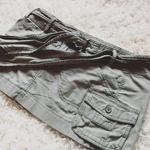 Wet Seal Mini Cargo Skirt