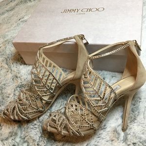 Jimmy choo sparkle sandals