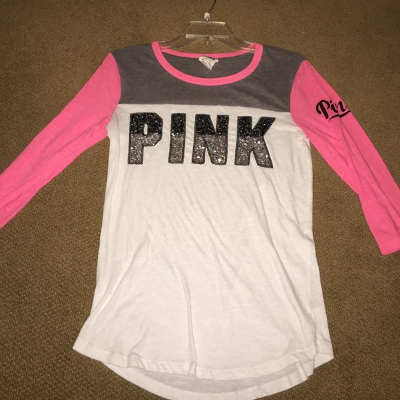 Sparkly PINK by VS Quarter Length Shirt