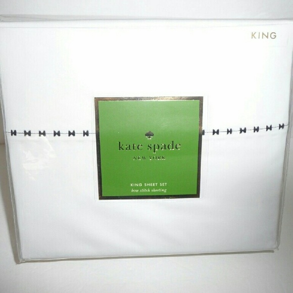 New Kate Spade King Sheet Set