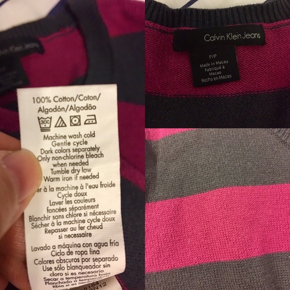 Calvin Klein flutter sleeve sweater - Picture 4 of 4