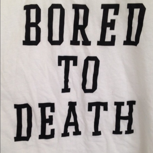 Urban Outfitters Bored to Death T Shirt - Picture 2 of 4