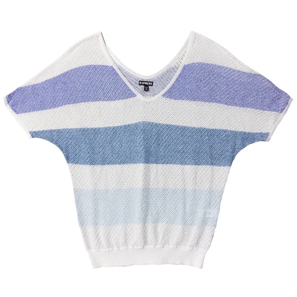 EXPRESS* Metallic Dolman Sweater- M