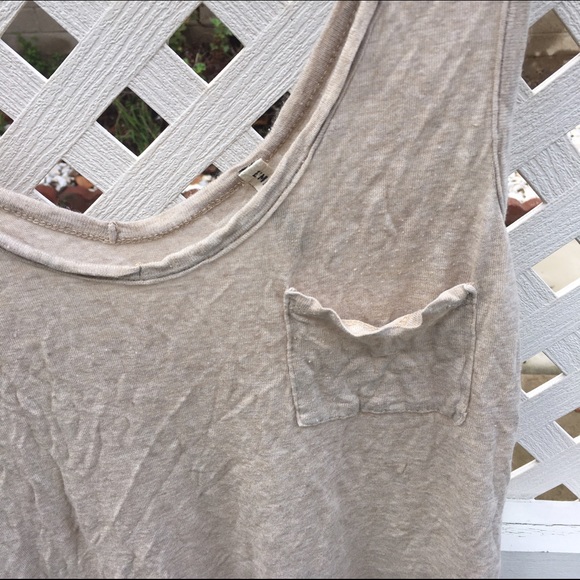 LF Beige Tank Top - Picture 2 of 3