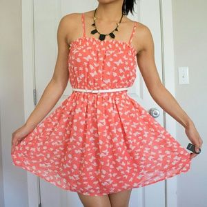 Forever 21 flirty butterfly dress