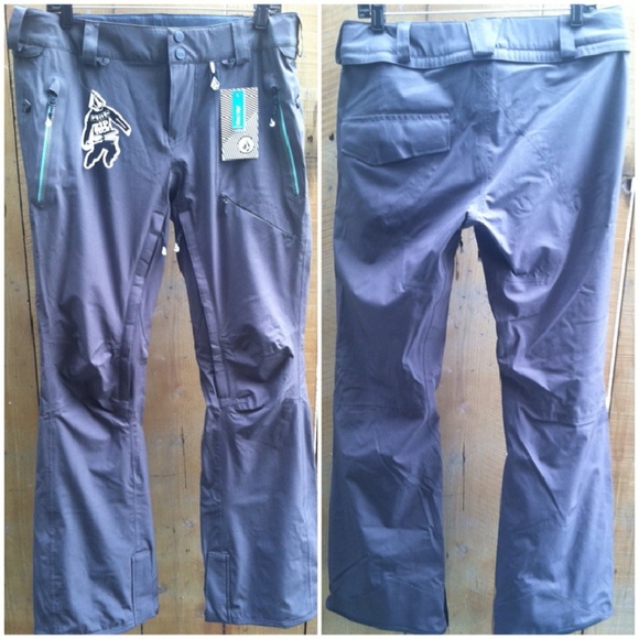 Volcom Velvet Stretch Snowboard Pants, Gray - NWT - Picture 2 of 4
