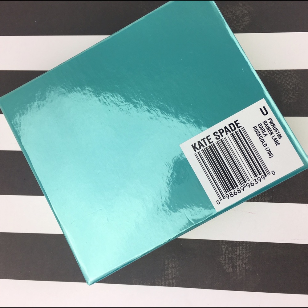 ♠️ Rose Gold Iridescent DARLA Wallet Kate Spade - Picture 7 of 8