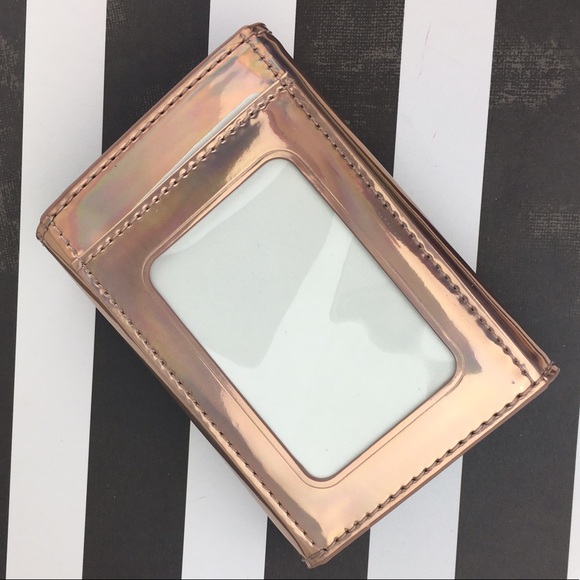 ♠️ Rose Gold Iridescent DARLA Wallet Kate Spade - Picture 4 of 8