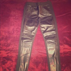Leather stretch pants for women forever 21