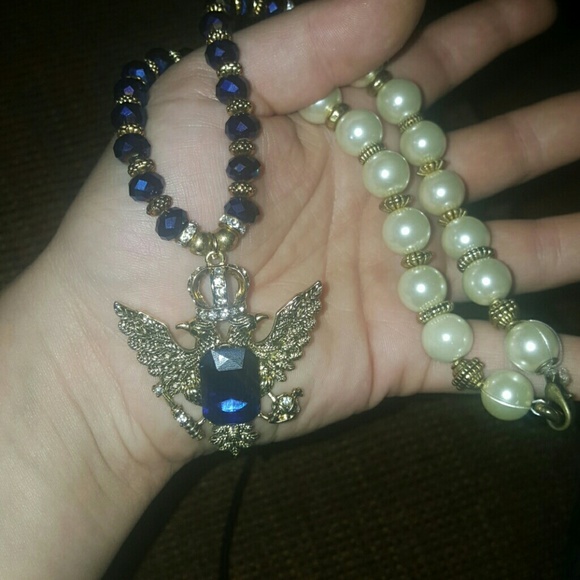 "Royals" necklace, handmade - Picture 1 of 4
