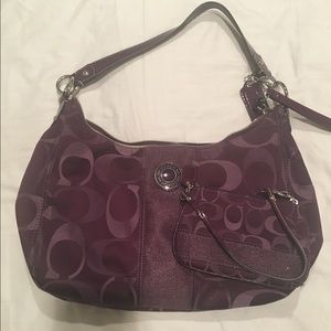 Coach medium hobo and wristlets