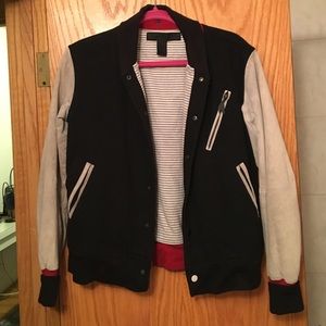 Black Scale varsity jacket