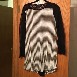 MINKPINK black & white tunic dress