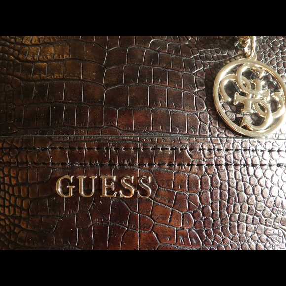 Brand New Bronze Guess Purse