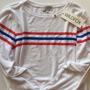 Moving Sale📦 Wildfox US Gladiator Stripe Pullover