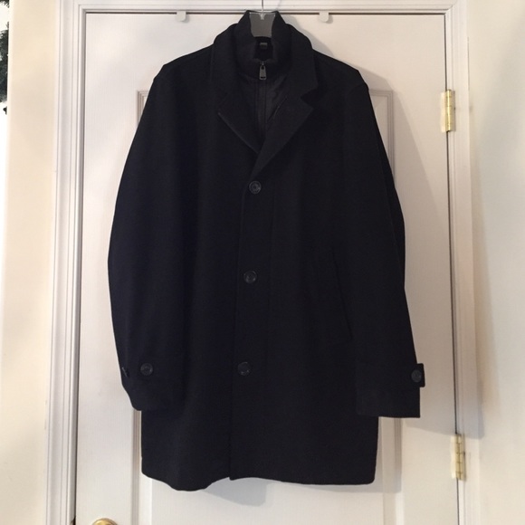 Burberry Wool Cashmere Melton Coat with Warmer