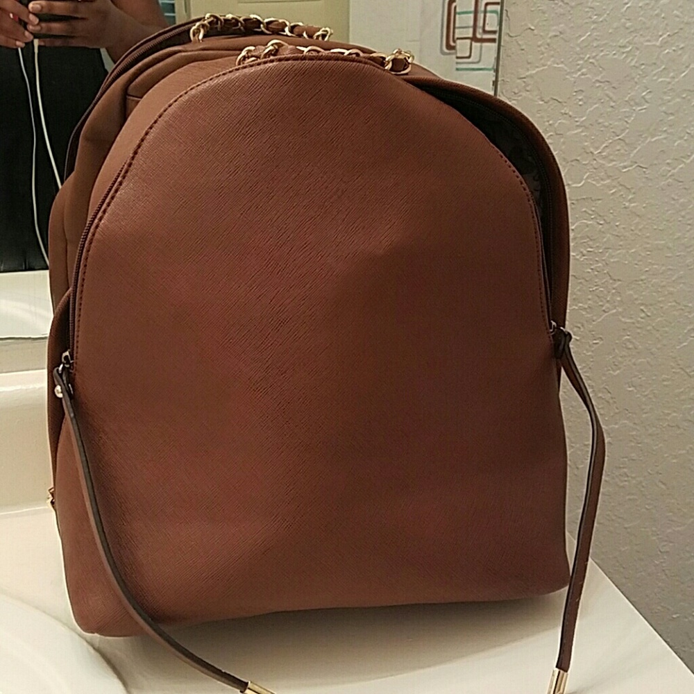 Imitation leather Backpack