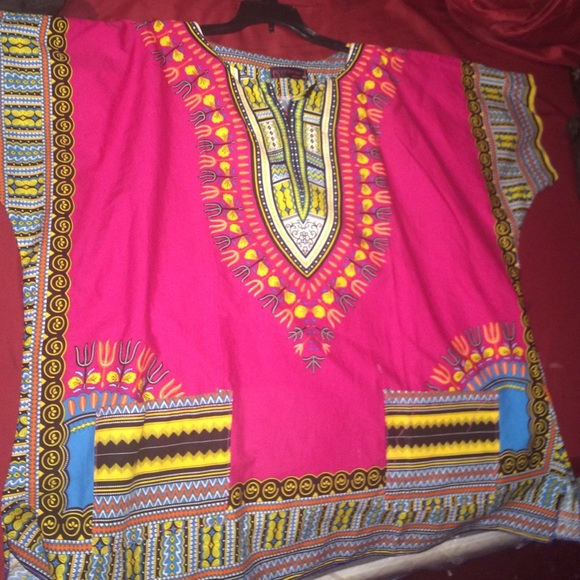 PINK DASHIKI - Picture 2 of 2