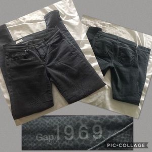 GAP Jeans - Gap grey reptile print skinny Jean 26 GAP Jeans - Gap grey reptile print skinny Jean 26