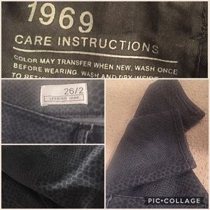 GAP Jeans - Gap grey reptile print skinny Jean 26 GAP Jeans - Gap grey reptile print skinny Jean 26