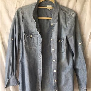 J. Crew denim button up