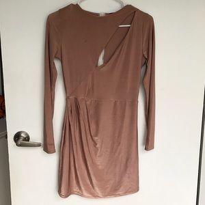 Missguided Rose Gold dress