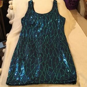 Sequin Mini Dress NWOT