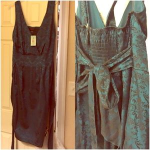 Brand New Teal and Black Dress NEVERWORN