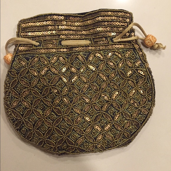 NWT handmade pouch from India - Picture 2 of 4