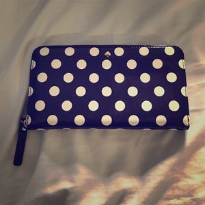Kate Spade New York Purple Polka Dot Wallet
