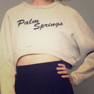 United Couture Palm Springs Cropped Sweatshirt