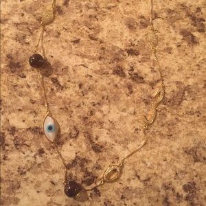 Diamond necklace with arabic letters