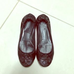 Tory burch black flats