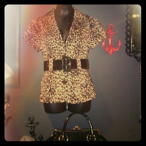 Leopard Blazer Medium Forever 21 - *never worn*