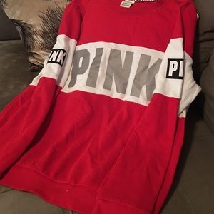 Red pink sweatshirt