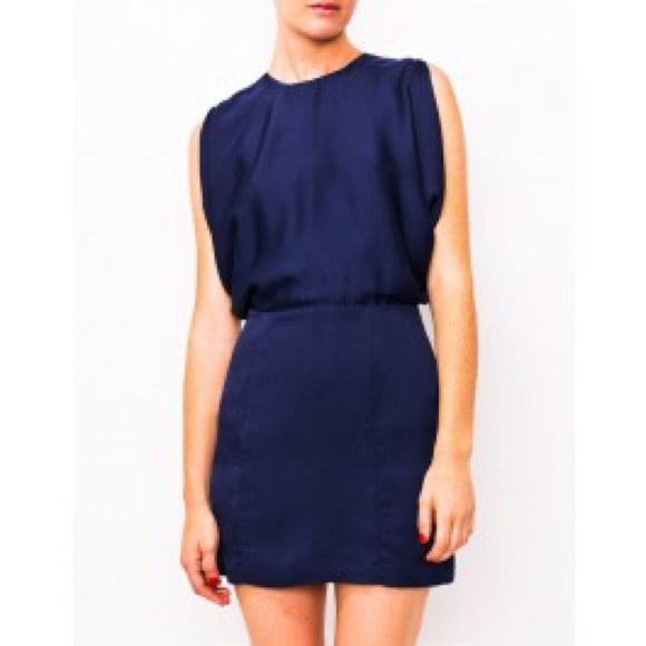 🚨SOLD🚨 WREN Navy Kimono Dress, Size XS - Picture 2 of 4