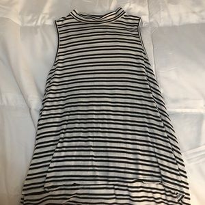 Cotton turtle neck tank top