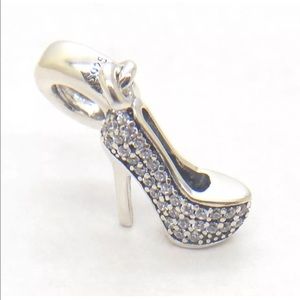 Authentic Pandora Sterling Silver Dangle heel