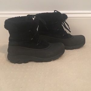 Black Sorel Snow Angel Lace boots