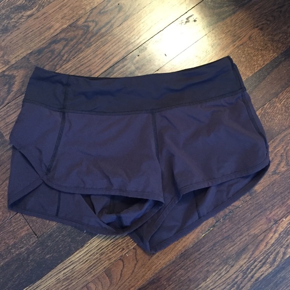 Black Lulu Lemon Athletic Shorts