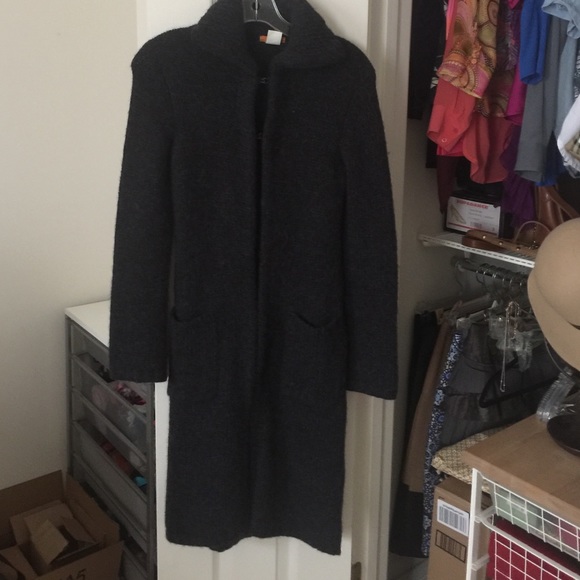 J crew alpaca long cardigan