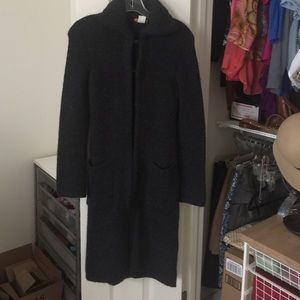 J crew alpaca long cardigan