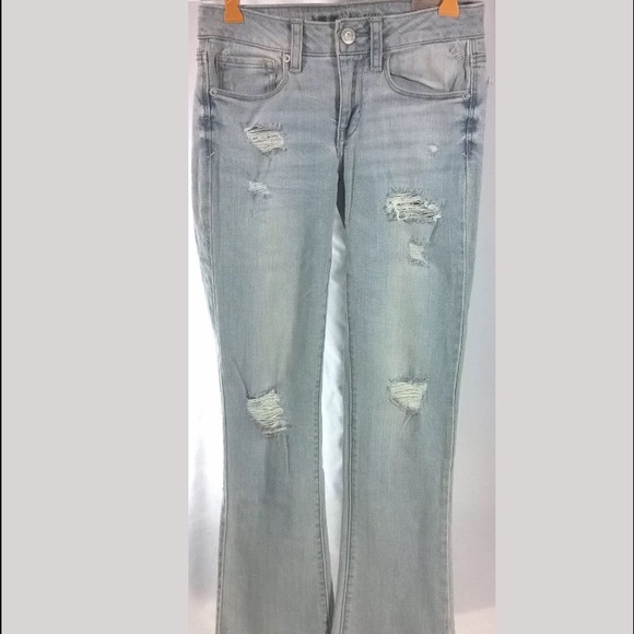 American Eagle pale indigo boot cut skinny jeans