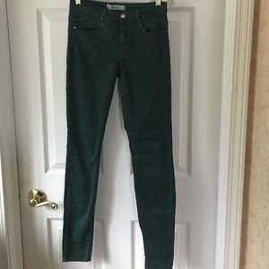 Frafaluc by Zara green jeans